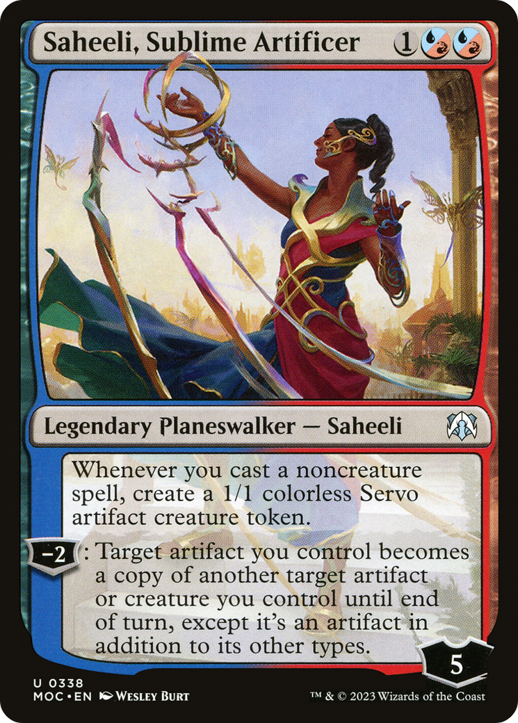 Saheeli, Sublime Artificer [March of the Machine Commander] | Gear Gaming Fayetteville