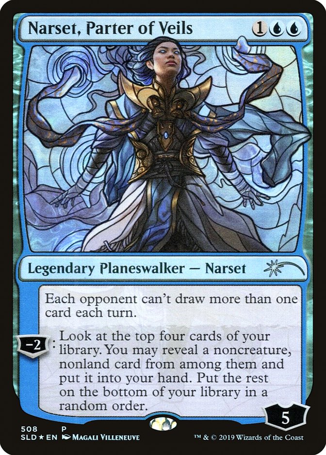 Narset, Parter of Veils (Stained Glass) [Secret Lair Drop Promos] | Gear Gaming Fayetteville