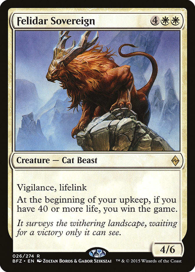 Felidar Sovereign [Battle for Zendikar] | Gear Gaming Fayetteville