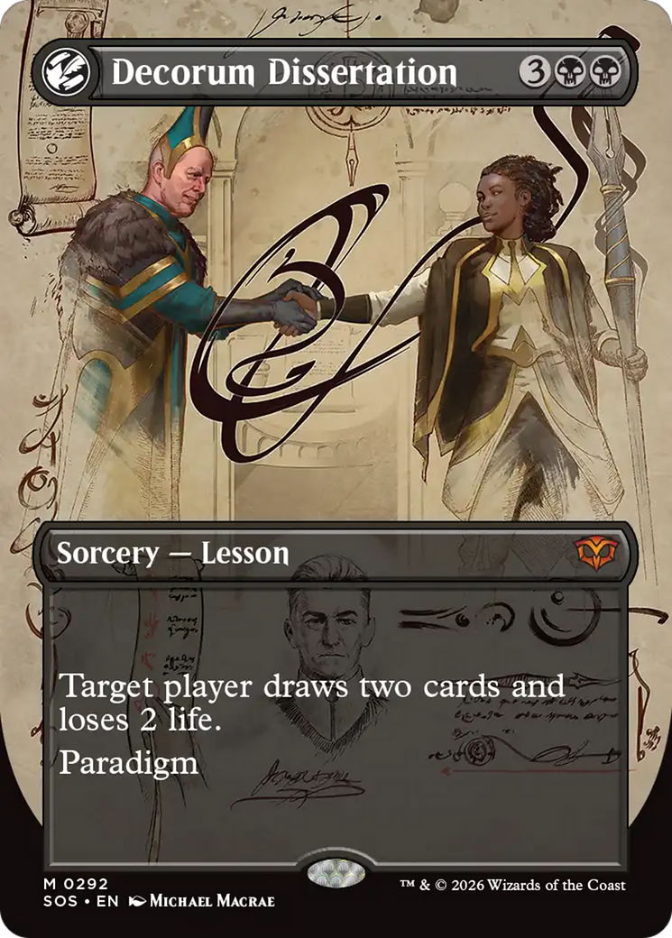 Decorum Dissertation (Borderless) [Secrets of Strixhaven] | Gear Gaming Fayetteville