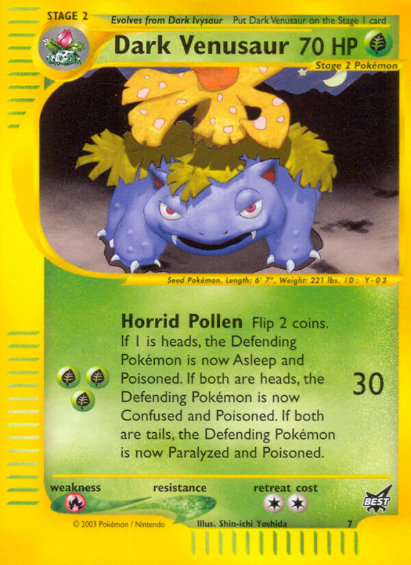 Dark Venusaur (7) [Best of Promos] | Gear Gaming Fayetteville