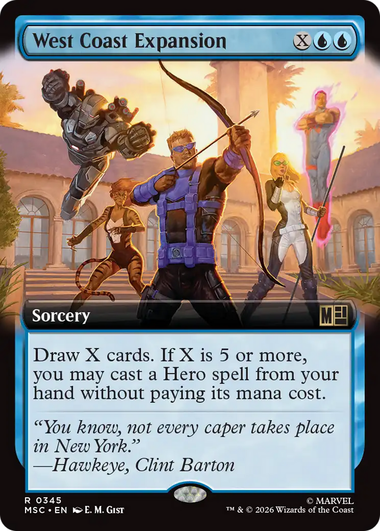 West Coast Expansion (Extended Art) [Marvel Super Heroes Commander] | Gear Gaming Fayetteville