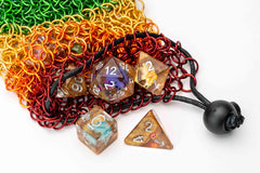 Rainbow Chain Mail Bag For Dice | Gear Gaming Fayetteville