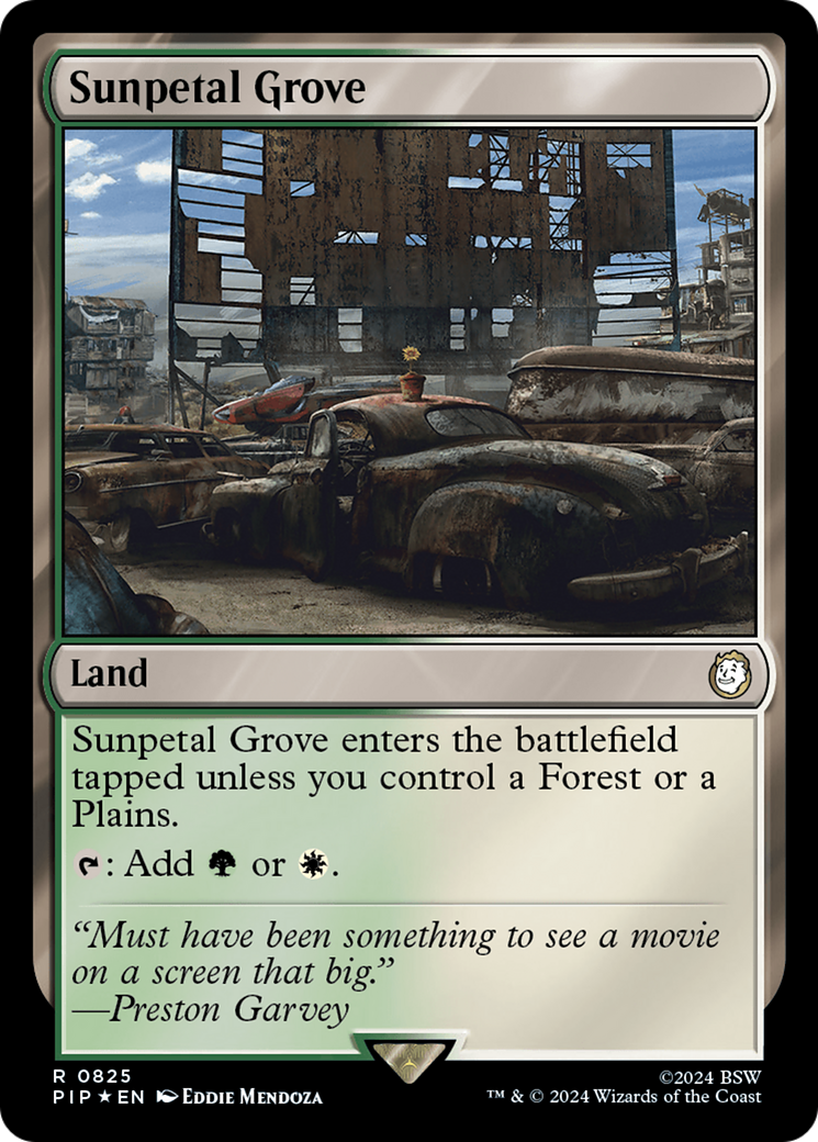 Sunpetal Grove (Surge Foil) [Fallout] | Gear Gaming Fayetteville
