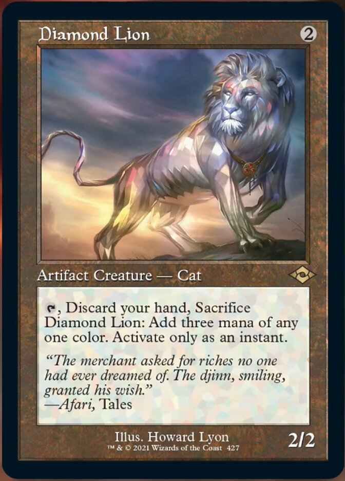 Diamond Lion (Retro Foil Etched) [Modern Horizons 2] | Gear Gaming Fayetteville