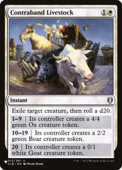 Contraband Livestock [The List Reprints] | Gear Gaming Fayetteville