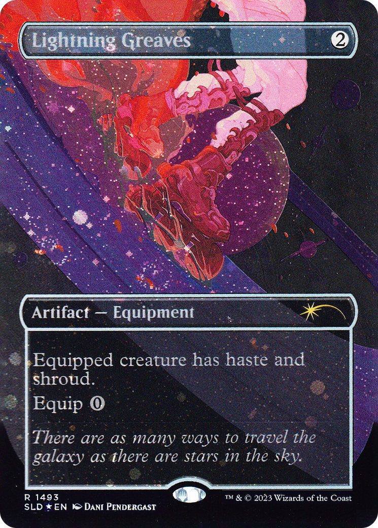 Lightning Greaves (1493) (Galaxy Foil) [Secret Lair Drop Series] | Gear Gaming Fayetteville