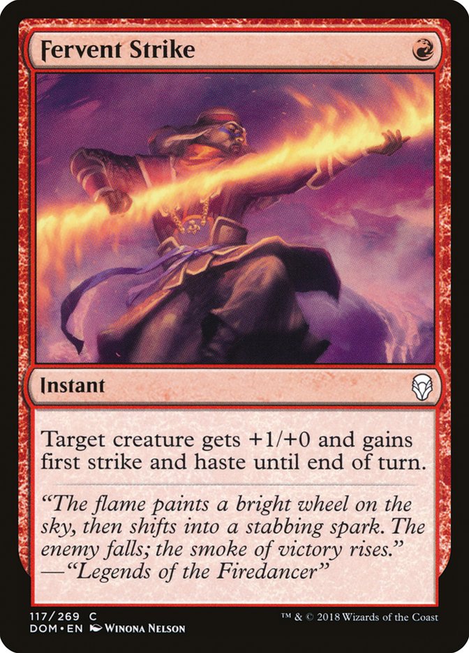 Fervent Strike [Dominaria] | Gear Gaming Fayetteville