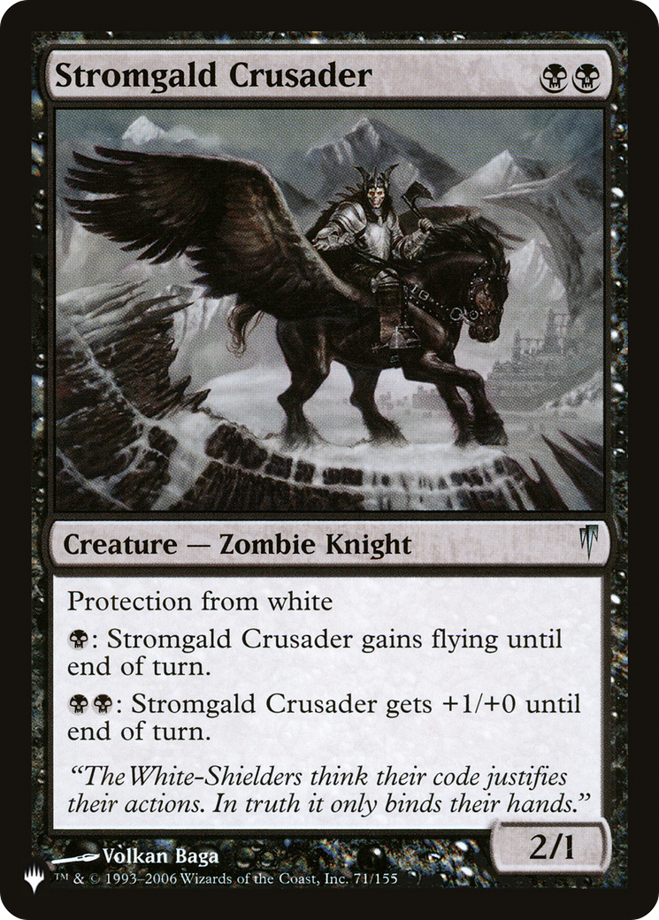 Stromgald Crusader [The List Reprints] | Gear Gaming Fayetteville