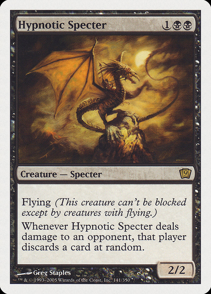 Hypnotic Specter (9th Edition) (Oversized) [Oversize Cards] | Gear Gaming Fayetteville