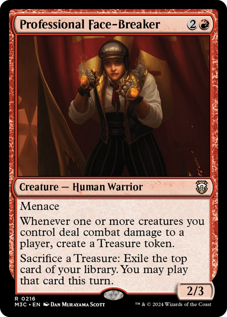 Professional Face-Breaker (Ripple Foil) [Modern Horizons 3 Commander] | Gear Gaming Fayetteville