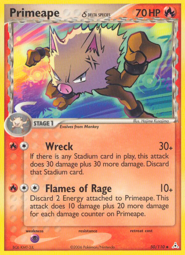 Primeape (50/110) (Delta Species) [EX: Holon Phantoms] | Gear Gaming Fayetteville