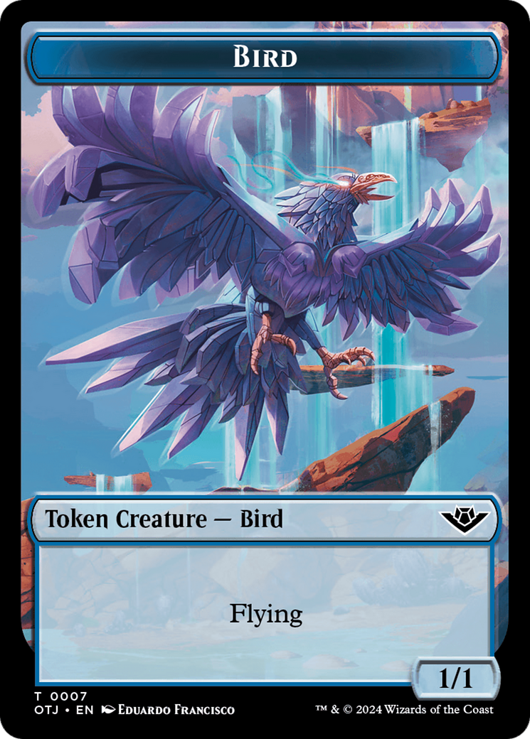 Bird // Plot Double-Sided Token [Outlaws of Thunder Junction Tokens] | Gear Gaming Fayetteville