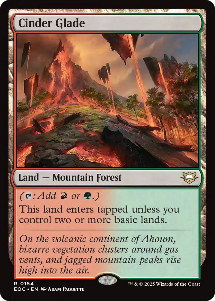 Cinder Glade [Edge of Eternities Commander] | Gear Gaming Fayetteville