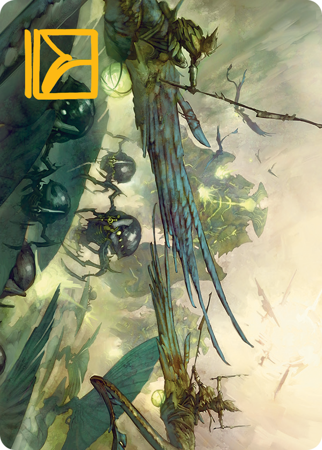Invasion of Pyrulea Art Card (Gold-Stamped Signature) [March of the Machine Art Series] | Gear Gaming Fayetteville