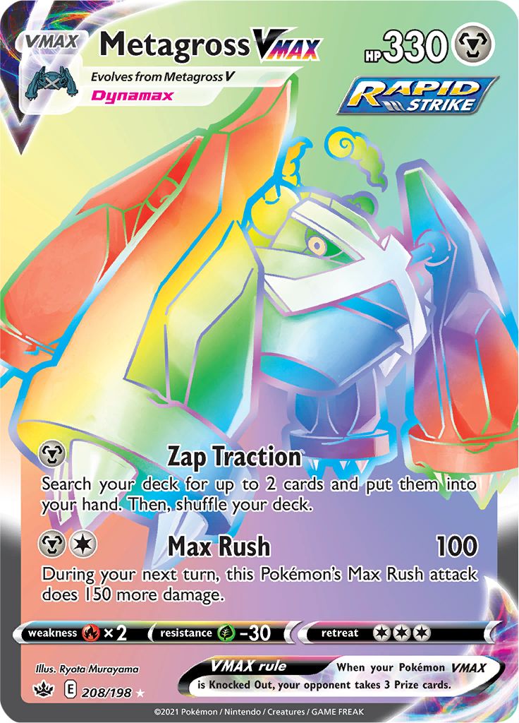 Metagross VMAX (208/198) [Sword & Shield: Chilling Reign] | Gear Gaming Fayetteville
