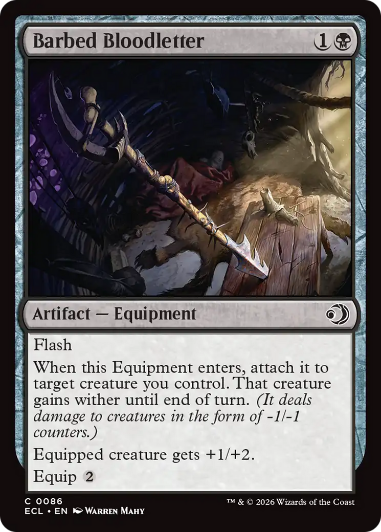 Barbed Bloodletter [Lorwyn Eclipsed] | Gear Gaming Fayetteville