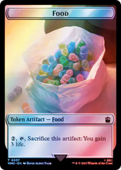 Alien Angel // Food (0057) Double-Sided Token (Surge Foil) [Doctor Who Tokens] | Gear Gaming Fayetteville