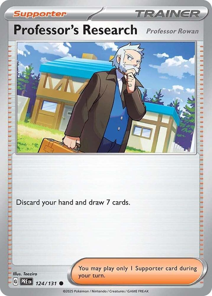 Professor's Research (124/131) [Professor Rowan] [Scarlet & Violet: Prismatic Evolutions] | Gear Gaming Fayetteville