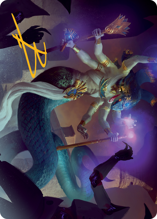 Imoti, Celebrant of Bounty Art Card (Gold-Stamped Signature) [March of the Machine Art Series] | Gear Gaming Fayetteville