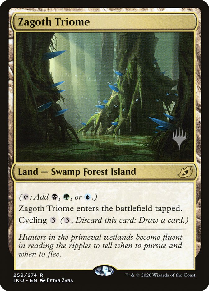 Zagoth Triome (Promo Pack) [Ikoria: Lair of Behemoths Promos] | Gear Gaming Fayetteville