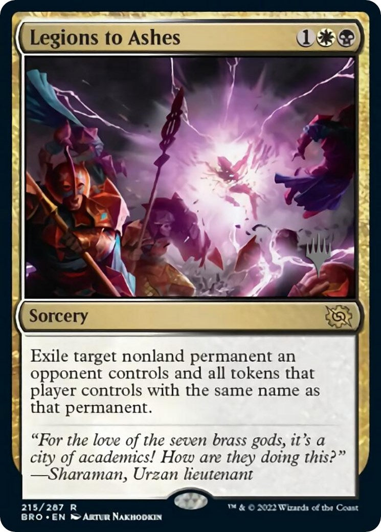 Legions to Ashes (Promo Pack) [The Brothers' War Promos] | Gear Gaming Fayetteville