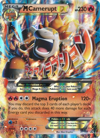 M Camerupt EX (XY198) (Jumbo Card) [XY: Black Star Promos] | Gear Gaming Fayetteville