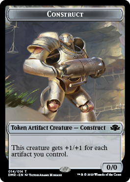 Insect // Construct Double-Sided Token [Dominaria Remastered Tokens] | Gear Gaming Fayetteville