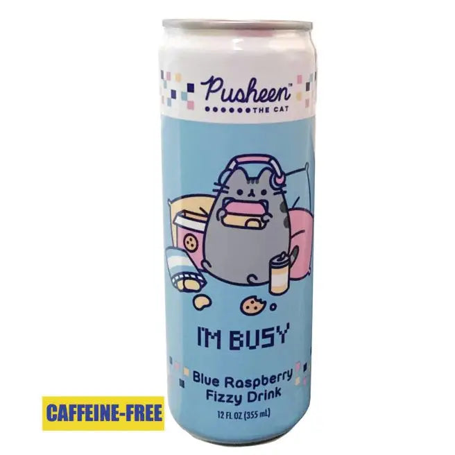 Pusheen I'm Busy Blue Raspberry Fizzy Drink | Gear Gaming Fayetteville