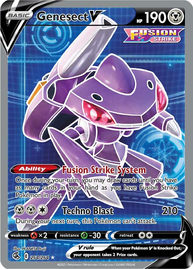 Genesect V (254/264) [Sword & Shield: Fusion Strike] | Gear Gaming Fayetteville