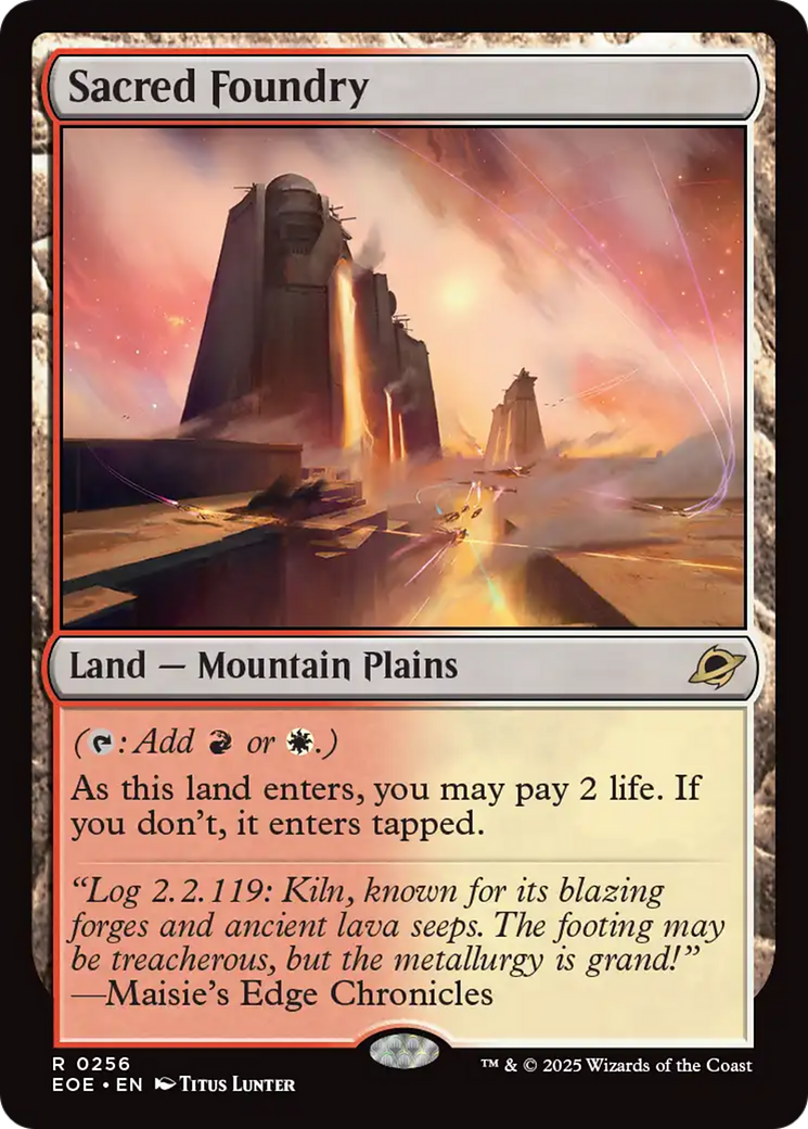 Sacred Foundry [Edge of Eternities] | Gear Gaming Fayetteville