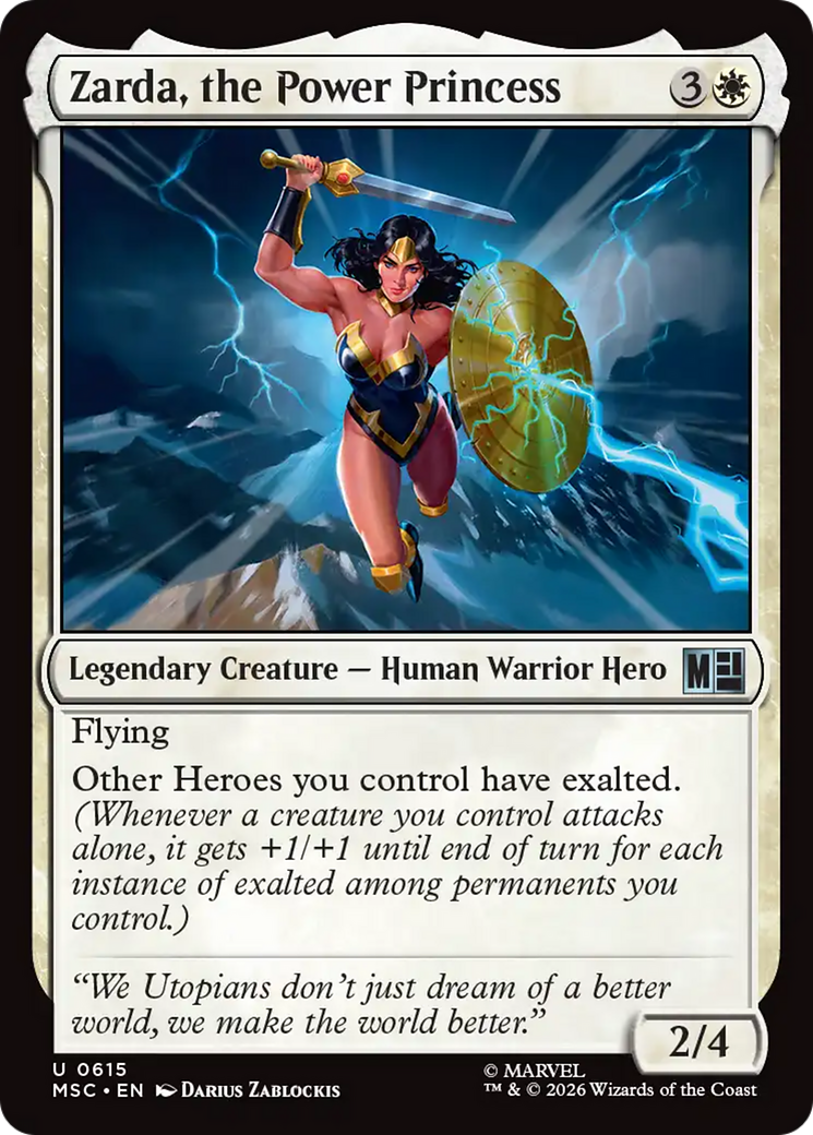 Zarda, the Power Princess [Marvel Super Heroes Commander] | Gear Gaming Fayetteville