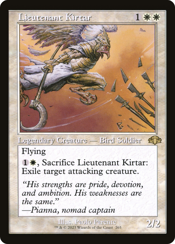Lieutenant Kirtar (Retro) [Dominaria Remastered] | Gear Gaming Fayetteville