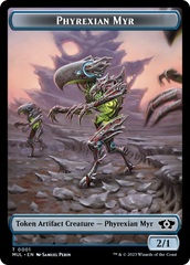 Phyrexian Myr // Knight Double-Sided Token [March of the Machine Tokens] | Gear Gaming Fayetteville