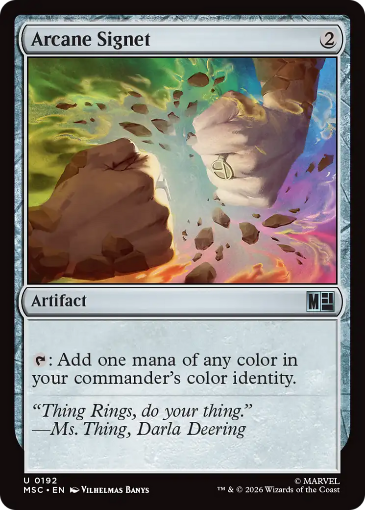 Arcane Signet (0192) [Marvel Super Heroes Commander] | Gear Gaming Fayetteville