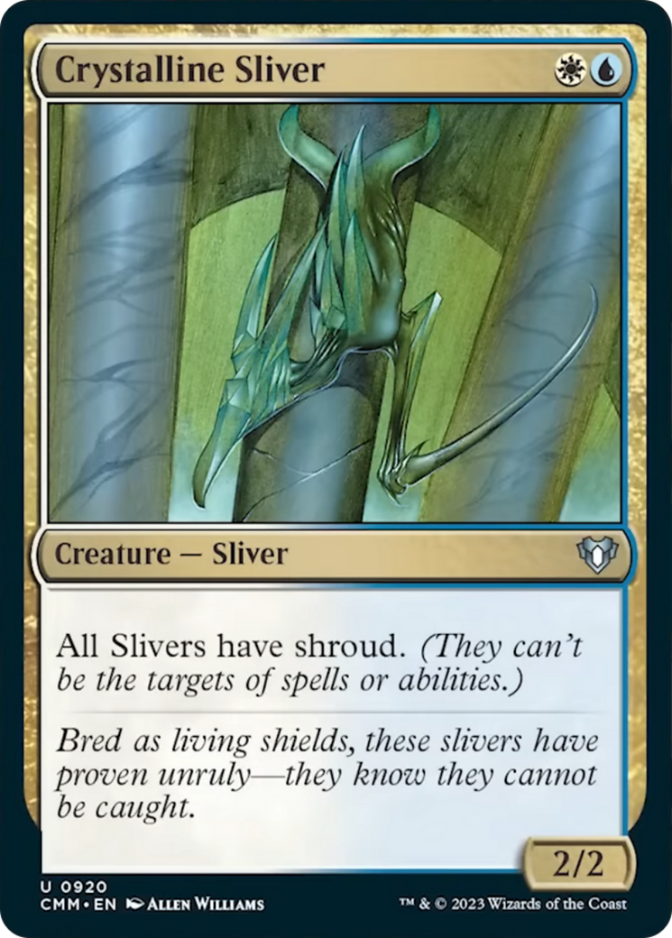 Crystalline Sliver [Commander Masters] | Gear Gaming Fayetteville