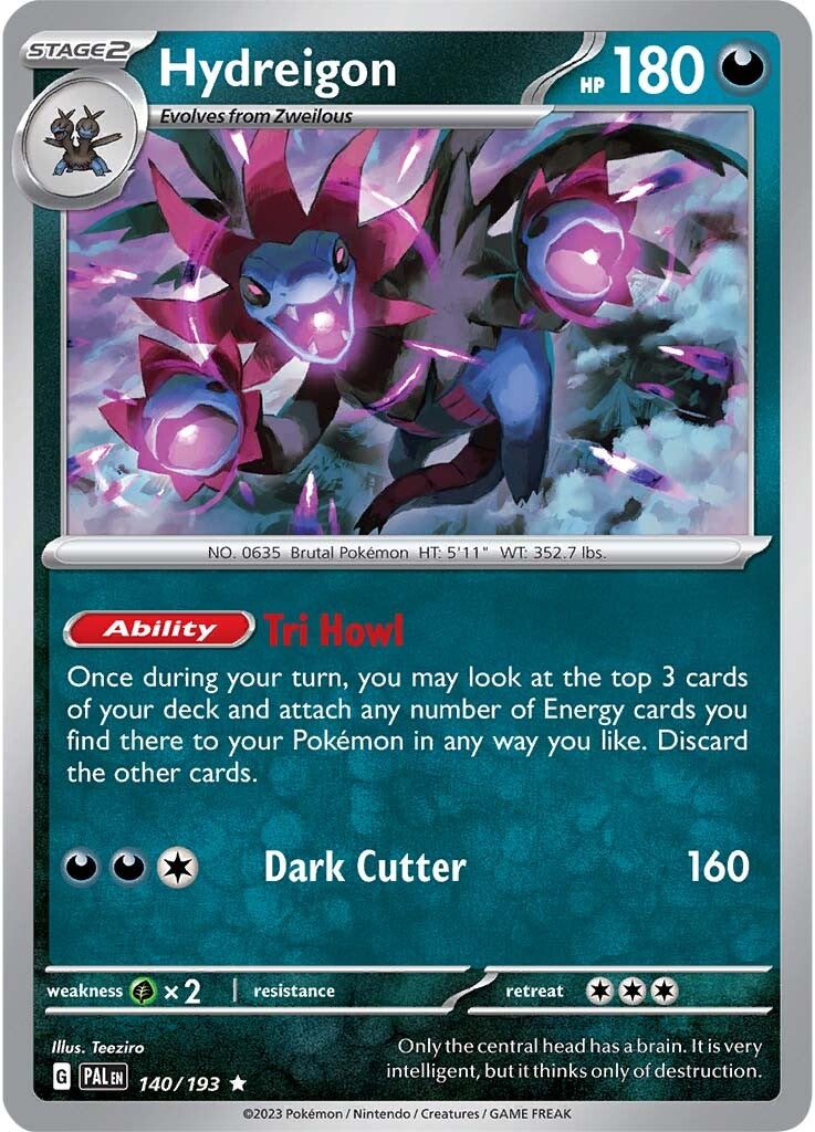 Hydreigon (140/193) [Scarlet & Violet: Paldea Evolved] | Gear Gaming Fayetteville