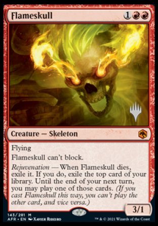 Flameskull (Promo Pack) [Dungeons & Dragons: Adventures in the Forgotten Realms Promos] | Gear Gaming Fayetteville