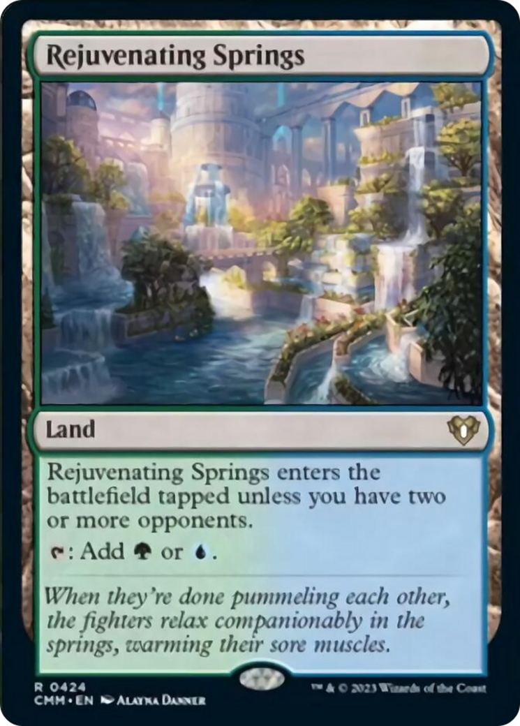 Rejuvenating Springs [Commander Masters] | Gear Gaming Fayetteville
