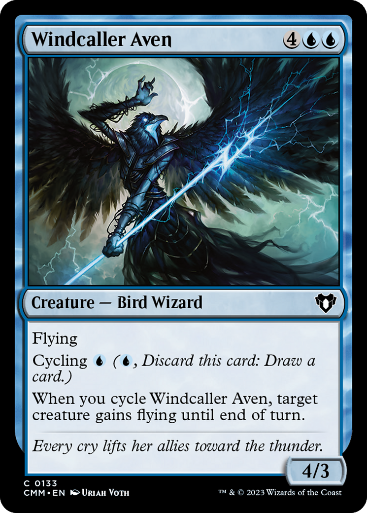 Windcaller Aven [Commander Masters] | Gear Gaming Fayetteville