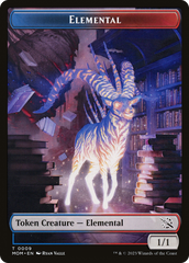 Elemental (09) // Spirit (13) Double-Sided Token [March of the Machine Tokens] | Gear Gaming Fayetteville