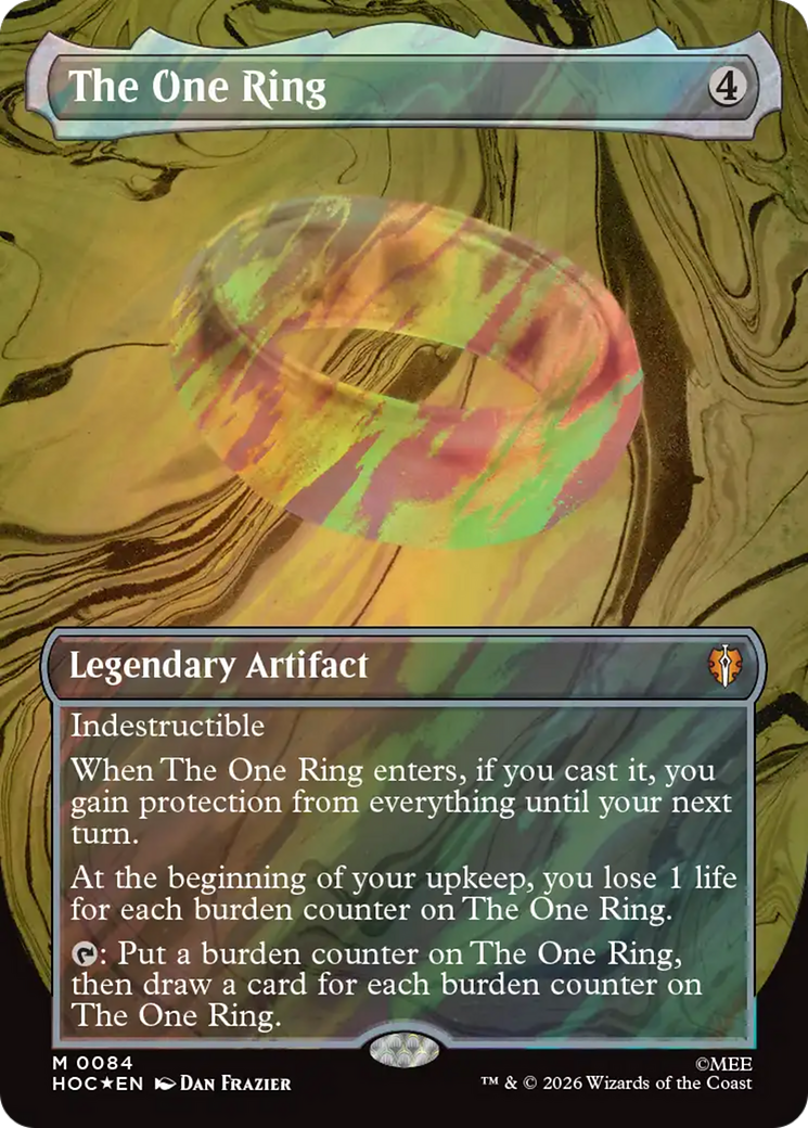 The One Ring (Borderless) (Surge Foil) [The Hobbit] | Gear Gaming Fayetteville