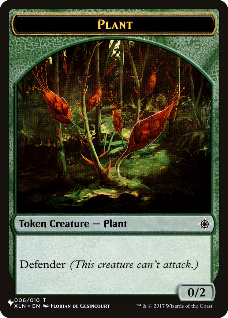Food // Plant Double-Sided Token [The List] | Gear Gaming Fayetteville