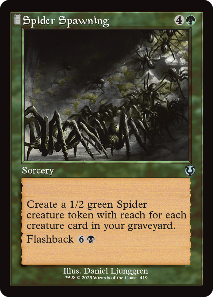 Spider Spawning (Retro Frame) [Innistrad Remastered] | Gear Gaming Fayetteville