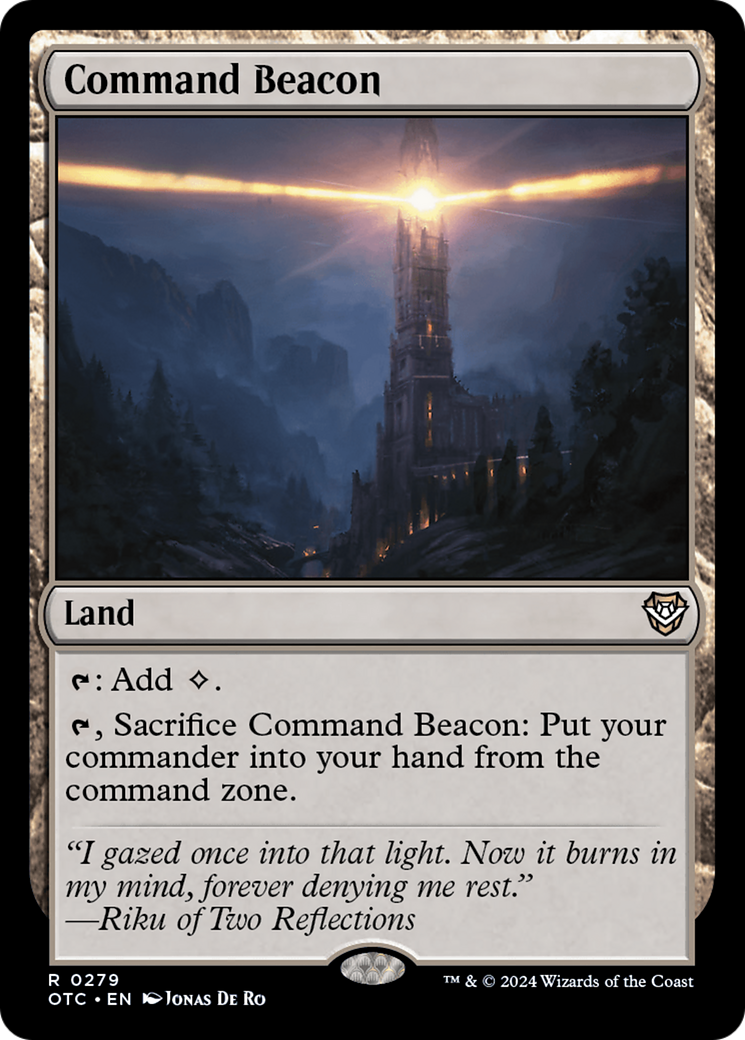 Command Beacon [Outlaws of Thunder Junction Commander] | Gear Gaming Fayetteville