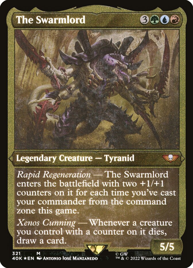 The Swarmlord (Display Commander) (Surge Foil) [Warhammer 40,000] | Gear Gaming Fayetteville