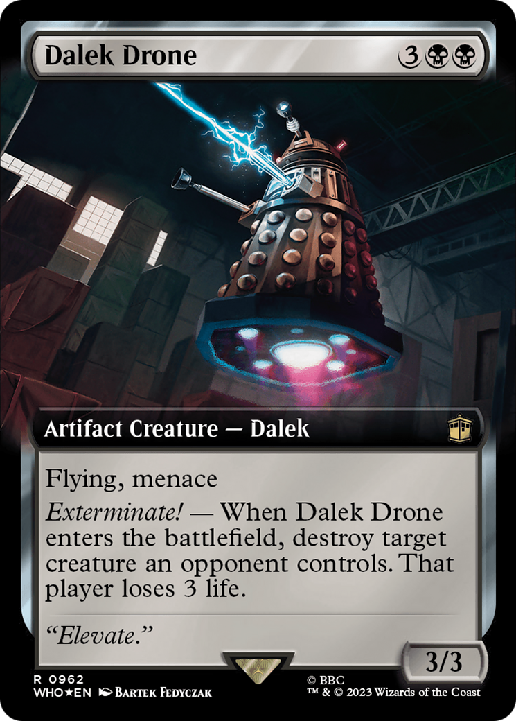 Dalek Drone (Extended Art) (Surge Foil) [Doctor Who] | Gear Gaming Fayetteville