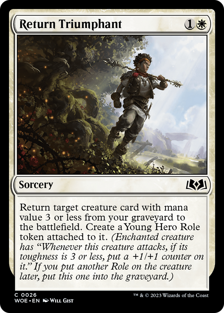 Return Triumphant [Wilds of Eldraine] | Gear Gaming Fayetteville
