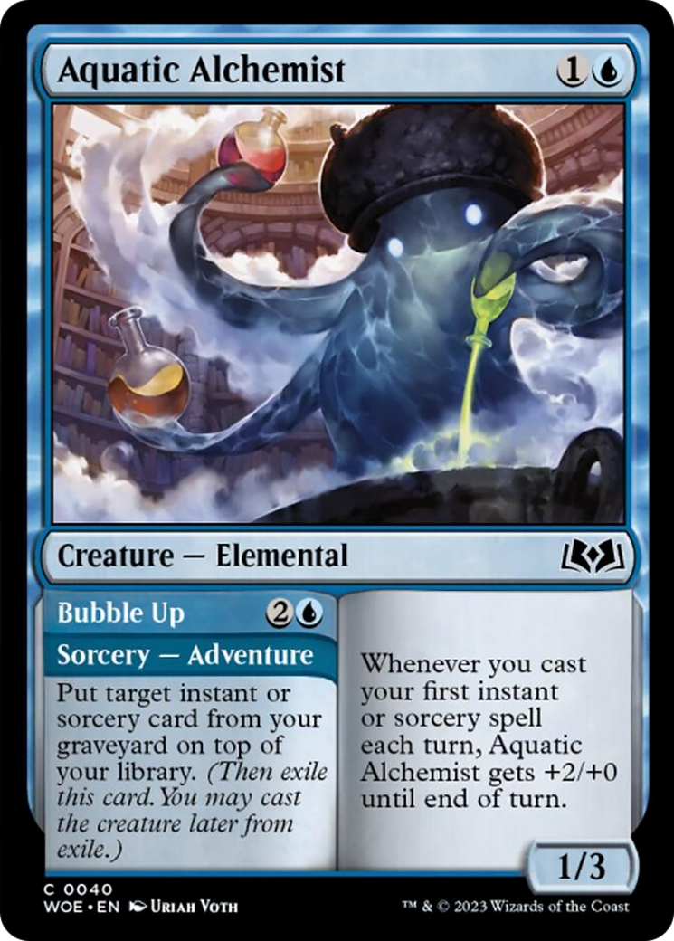 Aquatic Alchemist // Bubble Up [Wilds of Eldraine] | Gear Gaming Fayetteville