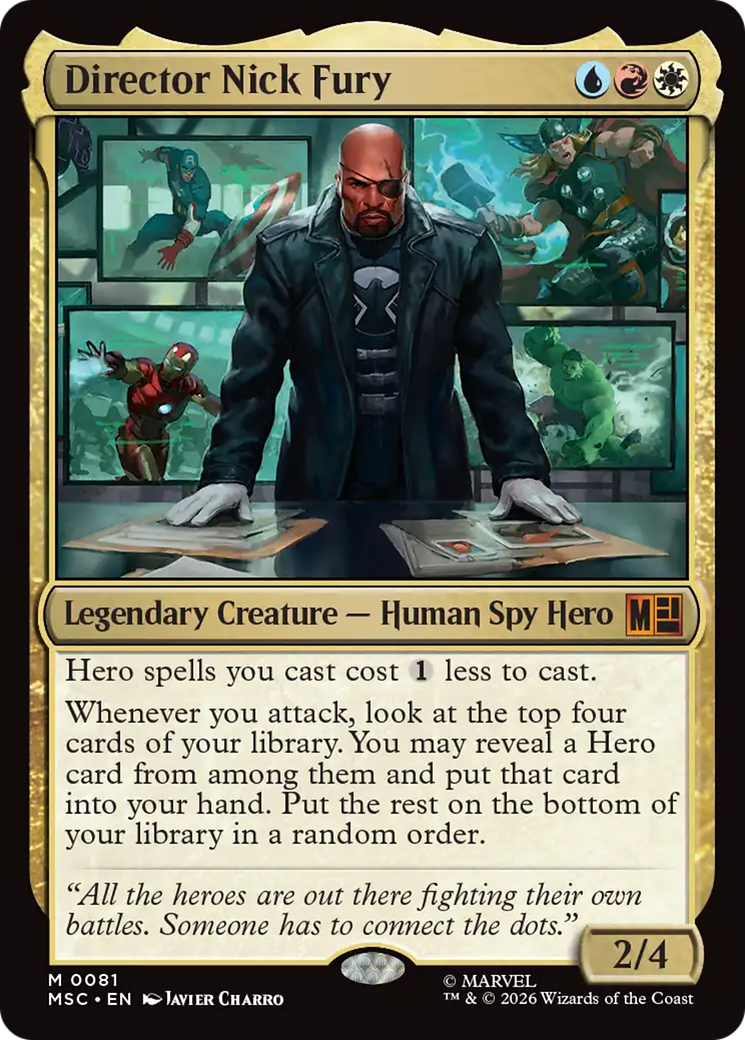 Director Nick Fury (Surge Foil) [Marvel Super Heroes Commander] | Gear Gaming Fayetteville